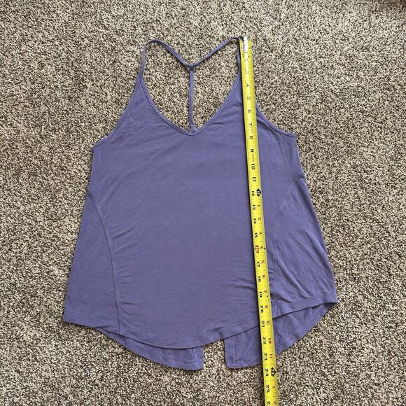 Lululemon purple sleeveless tie back spaghetti strap tank top - Picture 8 of 10